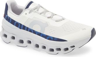 On Cloudmonster Running Shoe in Ivory/Midnight at Nordstrom, Size 10.5