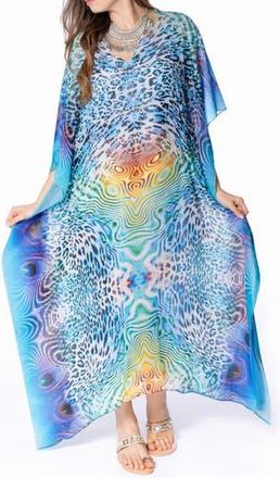 Ranee&rsquo;s Long Caftan in Blue at Nordstrom Rack