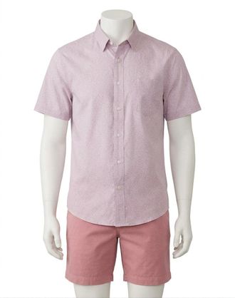 Faherty Essential Chino Short In Seapoint Red