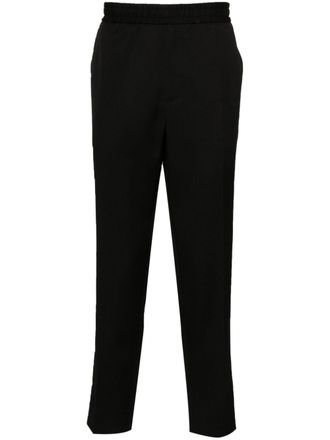 Golden Goose Pantaloni con placca logo - Nero