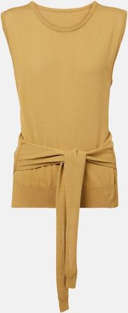 Christophe Lemaire Top in maglia di cotone