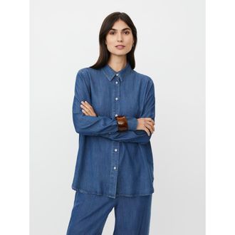 Masai MaIshana Denim Shirt in Washed Denim at Nordstrom, Size Xx-Large