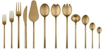 Mepra Due Flatware Set - 67 Pieces in Ice Gold at Nordstrom