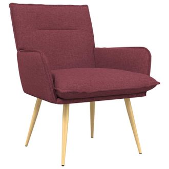 vidaXL Sill&oacute;n Rojo Vino Tela Vidaxl
