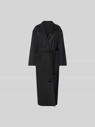 Filippa K Mantel mit Reverskragen in Black, Gr&ouml;&szlig;e 34
