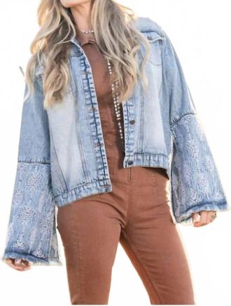 StS Ranchwear Dori Denim Bell Sleeve Jacket In Blue