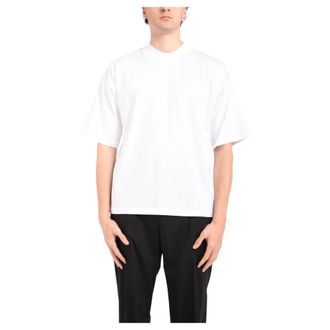 Paolo Pecora T-Shirts, male, White, Size: 2XL Crew Neck T-shirt