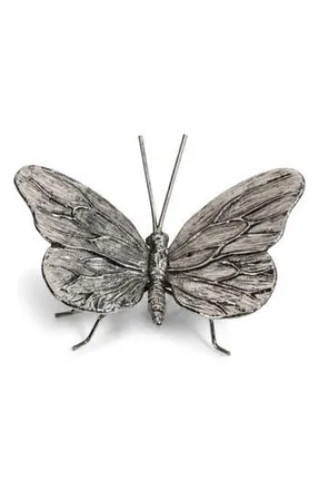 Zodax Antique Pewter Butterfly Decorative Figurine in Silver Plated at Nordstrom Rack