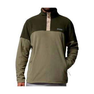 Columbia Basin Trail II Half Snap Fleece - - Sport - Uomo - Verde - L