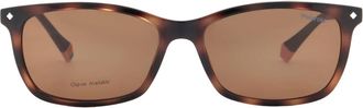 Polaroid Polarized Bronze Clip-On Sport Ladies Sunglasses PLD 6140/CS 0086/SP 53