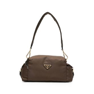 Prada Logo-plaque Tote Bag