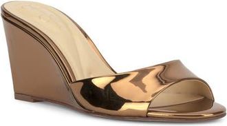 Jessica Simpson Bolir Wedge Slide Sandal in Bronze at Nordstrom, Size 7.5