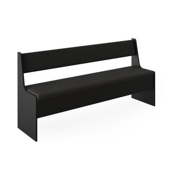 Vicco Banco De Comedor Roman, Negro, 166.6 X 41.5 Cm