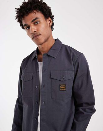 Levi's camicia Workwear con tasca in antracite-Grigio