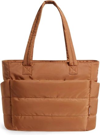 Generic Tote Bag for Women, Lightweight Quilted Puffer Work Tote with Zipper and Laptop Compartment, Large Puffy Travel Shoulder Handbag for School, Gym, and 