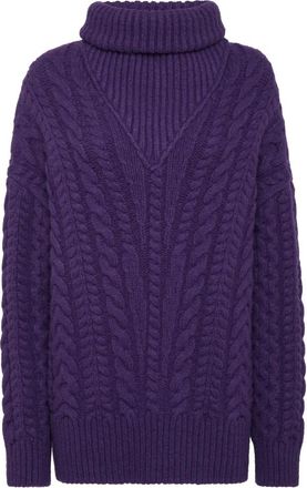 Philipp Plein Donna, Maglie, Viola, S, new