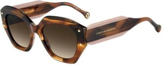 Carolina Herrera HER 0365/S Zonnebril - Dames - Zonnebrillen - Bruin - 53 MM - Accessoires