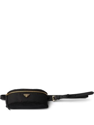 Prada logo-detail belt bag - Black