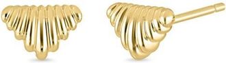 Bony Levy 14k Gold Chevron Stud Earrings in 14K Yellow Gold at Nordstrom