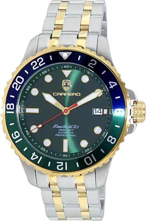 Torino Carrero Time Bold - X1 Green Dial Mens Watch C1TT737GN-BU