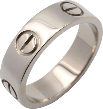 Cartier Silver White Gold (18K) Band Ring (Pre-Owned)