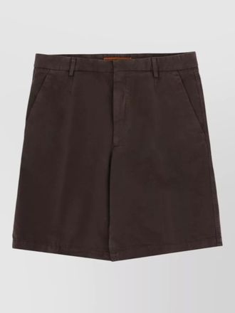 Ermenegildo Zegna linen-blend chino shorts