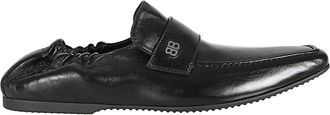 Balenciaga Schoenen, Heren, Zwart, 44 EU, Leer, Square-toe Moccasin