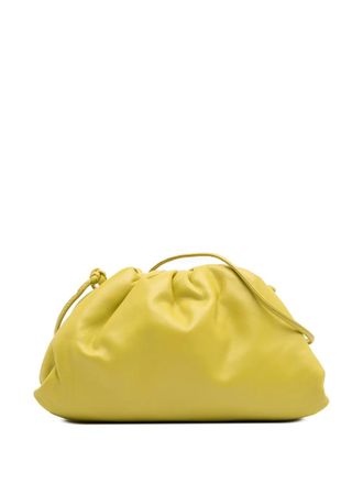 Bottega Veneta 2012-2025 Lambskin The Mini Pouch crossbody bag - women - Lambskin - One Size - Yellow