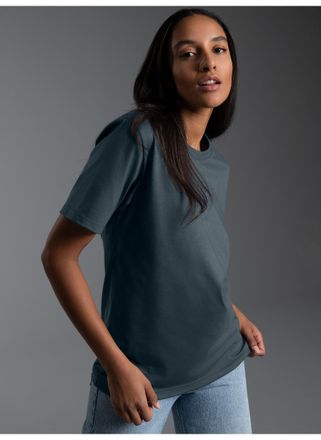 Trigema T-Shirt TRIGEMA TRIGEMA T-Shirt aus 100% Baumwolle, Damen, Gr. XXL, grau (anthrazit), 100% Baumwolle, Basic, Shirts T-Shirt