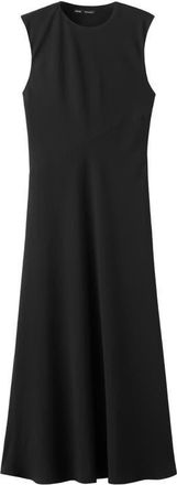 Mango Open Back Midi Dress in Black at Nordstrom, Size 8