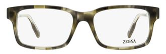 Ermenegildo Zegna EZ5254 Soft Rectangular Acetate Eyeglasses - Green
