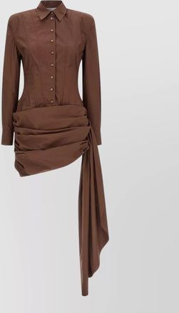 Giuseppe Di Morabito cotton shirt mini dress