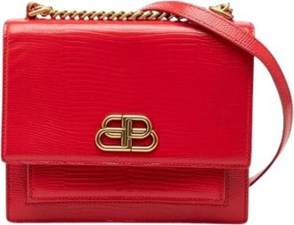 Balenciaga Pre-owned Vintage Shoulder Bag - Dames - Vintage Schoudertas - Rood - ONE Size - Leer - Vintage