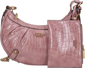 Guess Tassen.. - Dames - Schoudertassen - Roze - ONE Size - Leer - Tassen