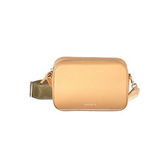 Coccinelle Cross Body Bags, female, Orange, Size: ONE SIZE Orange Leather Shoulder Bag with Adjustable Strap