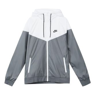 Nike Sportswear Windrunner Full-Zip Jacket White Grey 727325-084