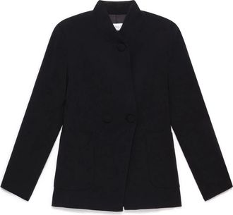 Maliparmi Pure Cady Blazer - Dames - Blazers - Zwart - S - Leer - Jassen