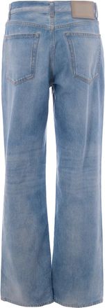 Haikure Womens Jeans Korea Sunny Blue Cotton