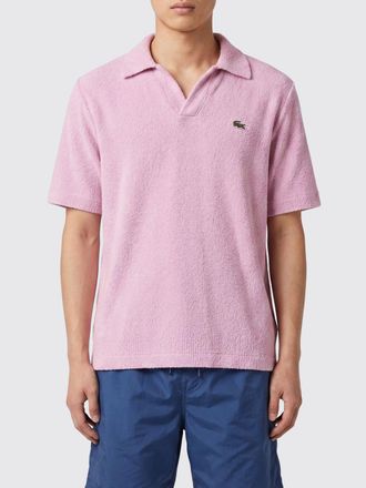 Lacoste Polo in misto cotone con patch logo