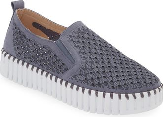 Ilse Jacobsen Tulip Slip-On Sneaker in Grey Blue at Nordstrom, Size 10Us