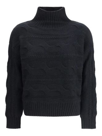 Max Mara Maglione a collo alto - Nero