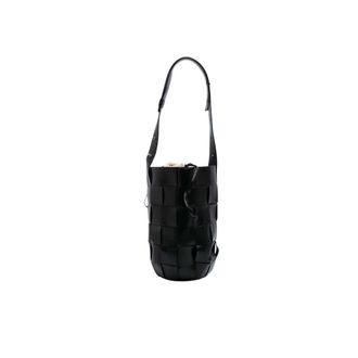 Bottega Veneta Bolso Cubo de Piel Tejida Pre-owned - Pre-owned - Mujer - Negro - ONE SIZE