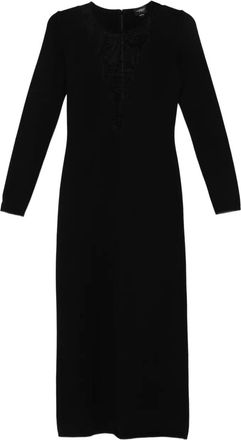 Giambattista Valli Abito midi a maniche lunghe - Nero