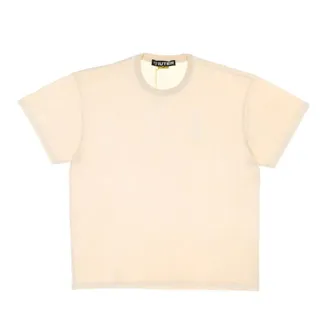 Iuter Iuter, Tops, Heren, Beige, S, Monogram Tee - Beige Streetwear