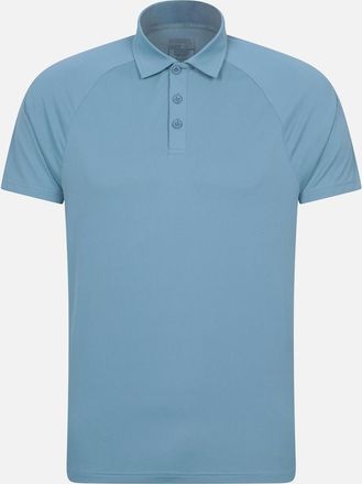 Mountain Warehouse Mens Mountain Warehouse Mens IsoCool Lightweight Polo Shirt - Blue - Size: 46