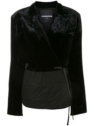 Aganovich Blazer a portafoglio - Nero