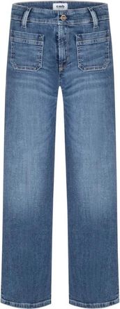 Cambio Tess Jeans - Dames - Cropped Jeans - Blauw - 2XL - Katoen - Jeans