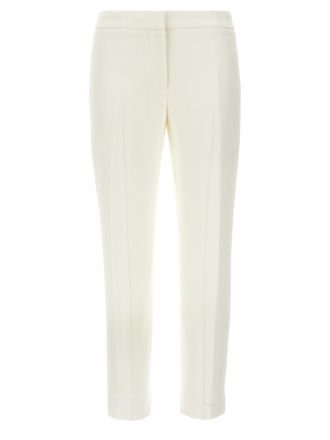 Alexander McQueen White Viscose Casual Womens Pants