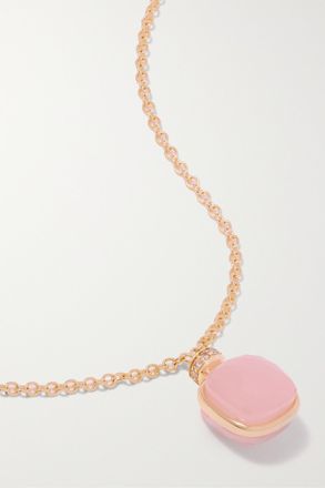 POMELLATO Collana In Oro Rosa 18 Carati Con Pietre Nudo