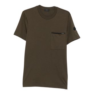 Moncler Heren, Tops, Groen, Maat: M Katoen